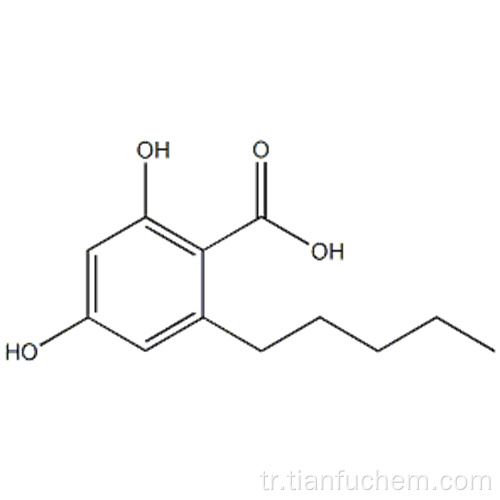 beta-Resorsisiklik asit, 6-pentil-CAS 491-72-5